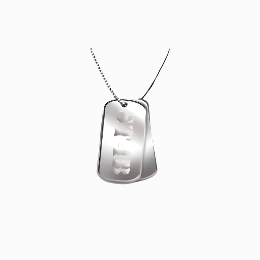St4r Dog Tag - Simple 'ST4R' Engraved